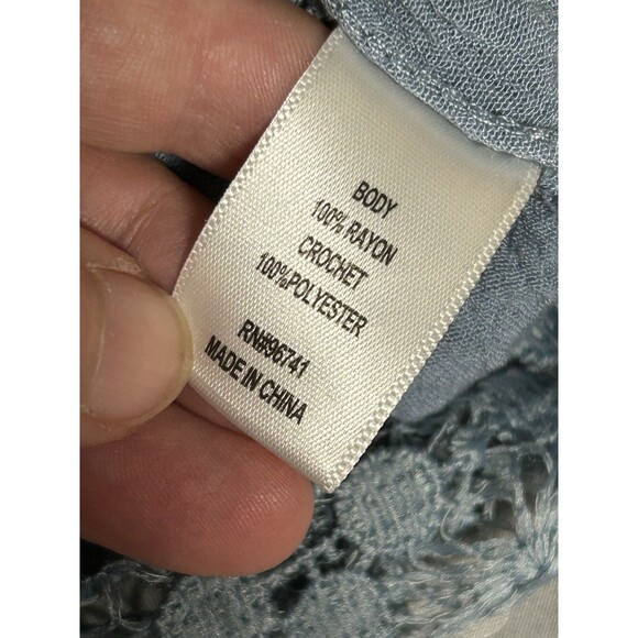 Belle Du Jour XL Cropped Cami Lace Whimsical Fairy Cottagecore Boho Romantic - Picture 9 of 10